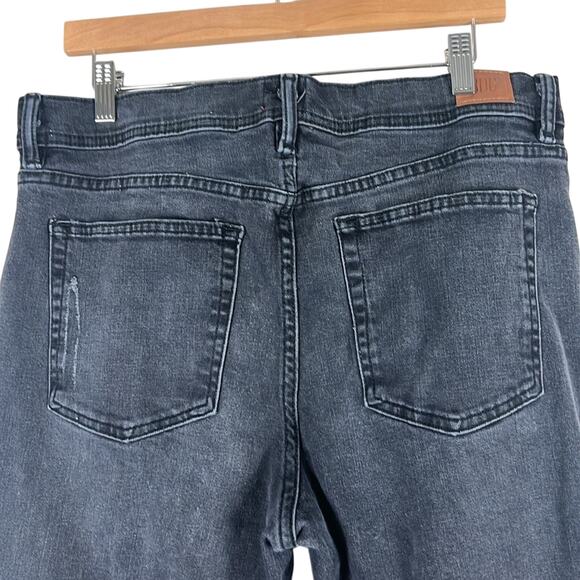 BDG Urban Outfitters Skinny Jeans Mens 36x32 Black Stretch Distressed Grunge - Picture 4 of 6